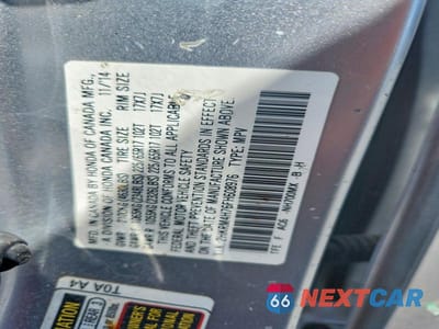 Zdjęcie 12 z 12 samochodu: 2015 HONDA CR-V EXL VIN:2HKRM4H76FH608976 - miniatura
