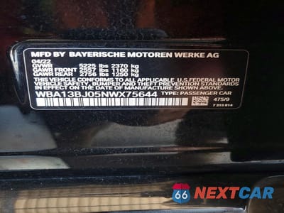 Zdjęcie 13 z 13 samochodu: 2022 BMW 530 XI VIN:WBA13BJ05NWX75644 - miniatura