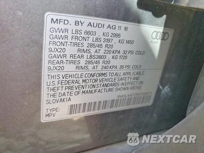 Zdjęcie 13 z 13 samochodu: 2017 AUDI Q7 PREMIUM PLUS VIN:WA1LAAF78HD036974 - miniatura
