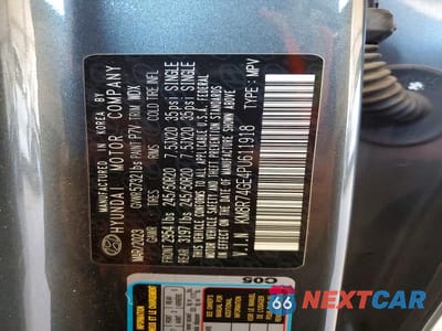Zdjęcie 14 z 14 samochodu: 2023 HYUNDAI PALISADE CALLIGRAPHY VIN:KM8R74GE4PU611918 - miniatura