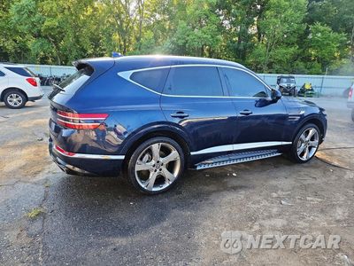 Trzecie zdjęcie samochodu z tyłu: 2023 GENESIS GV80 3.5T VIN:KMUHCESC1PU120761 - miniatura