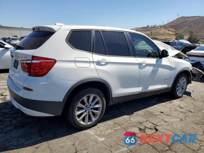Trzecie zdjęcie samochodu z tyłu: 2013 BMW X3 XDRIVE28I VIN:5UXWX9C58D0A16665 - miniatura