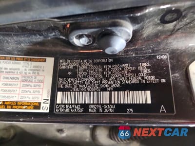 Zdjęcie 13 z 13 samochodu: 2007 TOYOTA 4RUNNER SR5 VIN:JTEBU14R578088952 - miniatura