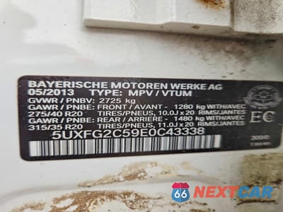 Zdjęcie 13 z 13 samochodu: 2014 BMW X6 XDRIVE35I VIN:5UXFG2C59E0C43338 - miniatura