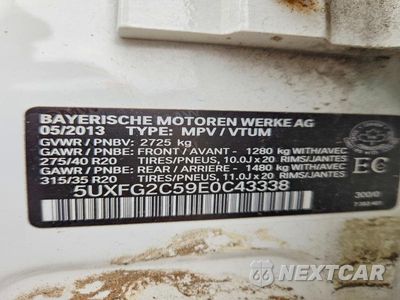 Zdjęcie 13 z 13 samochodu: 2014 BMW X6 XDRIVE35I VIN:5UXFG2C59E0C43338 - miniatura