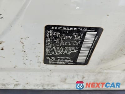 Zdjęcie 14 z 14 samochodu: 2012 NISSAN QUEST 3.5 S VIN:JN8AE2KP8C9040181 - miniatura