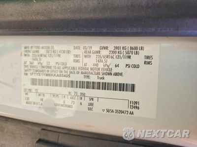 Zdjęcie 13 z 13 samochodu: 2019 FORD TRANSIT VIN:1FTYE1YM8KKA85405 - miniatura