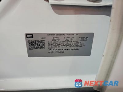 Zdjęcie 12 z 12 samochodu: 2023 CHEVROLET MALIBU LS VIN:1G1ZC5ST2PF114908 - miniatura