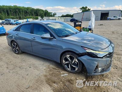 Czwarte zdjęcie samochodu z boku: 2023 HYUNDAI ELANTRA LIMITED VIN:KMHLN4AJ0PU048528 - miniatura