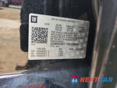 Zdjęcie 13 z 13 samochodu: 2018 CHEVROLET TAHOE POLICE VIN:1GNSKDEC7JR259604 - miniatura
