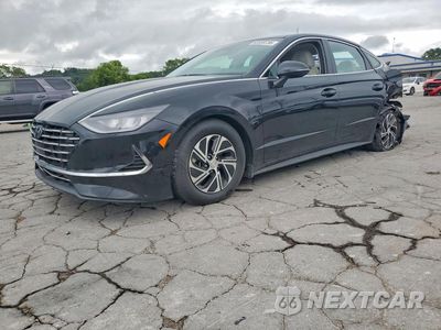 2021 HYUNDAI SONATA HYBRID BLUE KMHL24JJ2MA029663 - główne zdjęcie licytacji z USA - miniatura