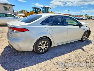 Trzecie zdjęcie samochodu z tyłu: 2021 TOYOTA COROLLA LE VIN:JTDEAMDE9MJ027813 - miniatura