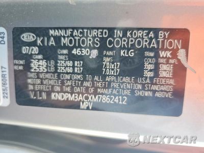 Zdjęcie 13 z 13 samochodu: 2021 KIA SPORTAGE LX VIN:KNDPM3ACXM7862412 - miniatura