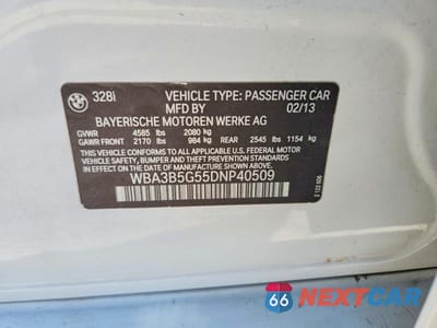 Zdjęcie 12 z 12 samochodu: 2013 BMW 328 XI SULEV VIN:WBA3B5G55DNP40509 - miniatura