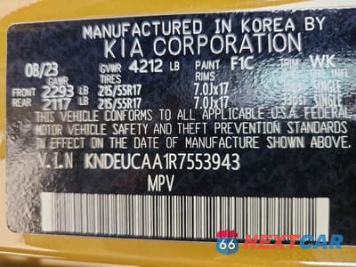 Zdjęcie 13 z 13 samochodu: 2024 KIA SELTOS VIN:KNDEUCAA1R7553943 - miniatura