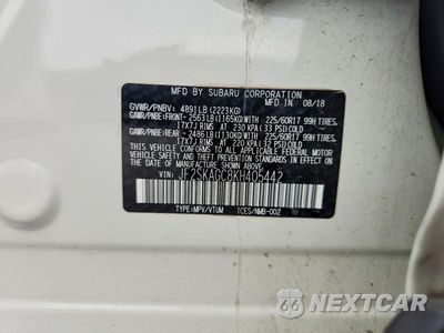 Zdjęcie 13 z 13 samochodu: 2019 SUBARU FORESTER PREMIUM VIN:JF2SKAGC8KH405442 - miniatura