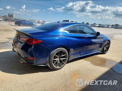 Trzecie zdjęcie samochodu z tyłu: 2018 INFINITI Q60 3.0T LUXE VIN:JN1EV7EL7JM390921 - miniatura