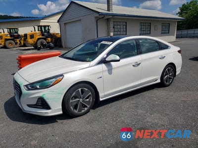 2019 HYUNDAI SONATA HYBRID LIMITED KMHE34L35KA087901 - główne zdjęcie licytacji z USA - miniatura