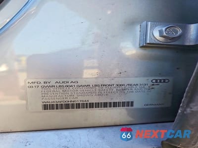 Zdjęcie 12 z 12 samochodu: 2017 AUDI A8 L QUATTRO VIN:WAU43AFD0HN017644 - miniatura