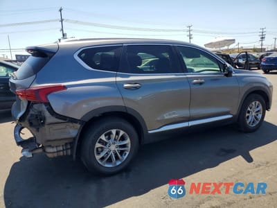 Trzecie zdjęcie samochodu z tyłu: 2019 HYUNDAI SANTA FE SE VIN:5NMS23AD4KH009616 - miniatura