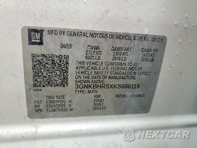 Zdjęcie 13 z 13 samochodu: 2019 CHEVROLET BLAZER 3LT VIN:3GNKBHRSXKS686119 - miniatura