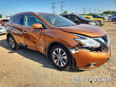 Czwarte zdjęcie samochodu z boku: 2015 NISSAN MURANO SL VIN:5N1AZ2MH7FN229482 - miniatura