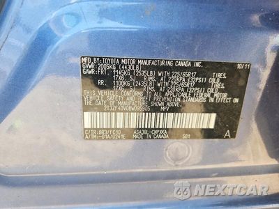 Zdjęcie 12 z 12 samochodu: 2011 TOYOTA RAV4 BASE VIN:2T3ZF4DV0BW095905 - miniatura