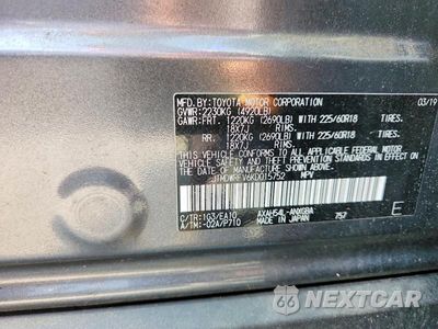 Zdjęcie 13 z 13 samochodu: 2019 TOYOTA RAV4 LIMITED VIN:JTMDWRFV6KD015752 - miniatura