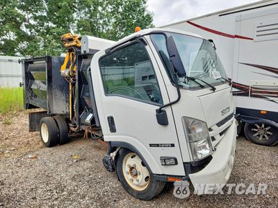 Czwarte zdjęcie samochodu z boku: 2022 ISUZU NPR DUMP TRUCK VIN:54DE5W1L4NSR00491 - miniatura