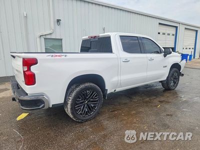 Trzecie zdjęcie samochodu z tyłu: 2020 CHEVROLET SILVERADO K1500 LTZ VIN:3GCUYGED5LG407701 - miniatura