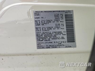 Zdjęcie 14 z 14 samochodu: 2022 INFINITI QX60 LUXE VIN:5N1DL1FS4NC337392 - miniatura