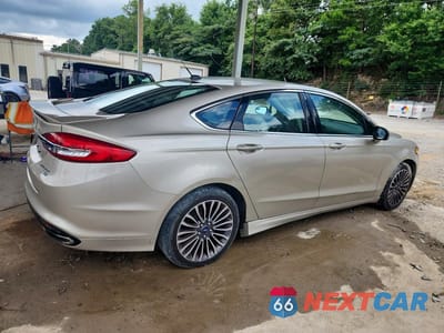 Trzecie zdjęcie samochodu z tyłu: 2018 FORD FUSION TITANIUM/PLATINUM VIN:3FA6P0D94JR262982 - miniatura