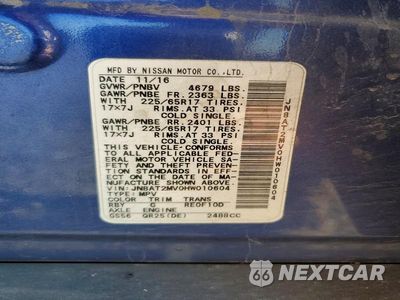 Zdjęcie 13 z 13 samochodu: 2017 NISSAN ROGUE VIN:JN8AT2MV0HW010604 - miniatura