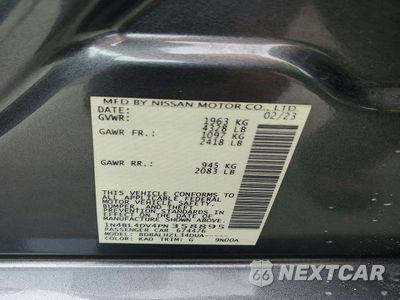 Zdjęcie 12 z 12 samochodu: 2023 NISSAN ALTIMA SV VIN:1N4BL4DV4PN358895 - miniatura
