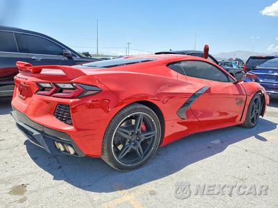 Trzecie zdjęcie samochodu z tyłu: 2022 CHEVROLET CORVETTE STINGRAY 2LT VIN:1G1YB2D49N5105175 - miniatura