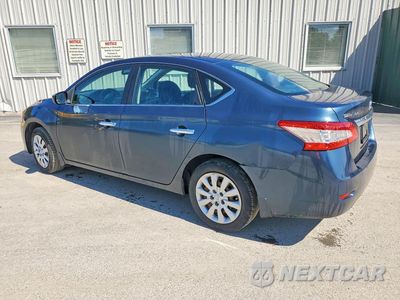 Drugie zdjęcie samochodu z przodu: 2014 NISSAN SENTRA S VIN:3N1AB7AP6EL685895 - miniatura