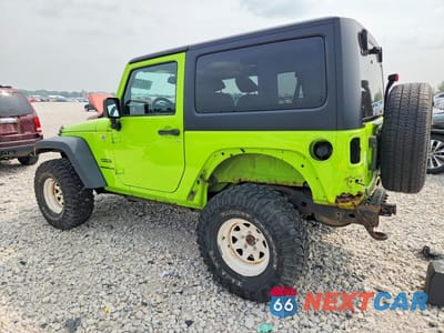 Drugie zdjęcie samochodu z przodu: 2013 JEEP WRANGLER SPORT VIN:1C4AJWAGXDL503037 - miniatura