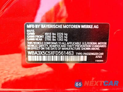 Zdjęcie 12 z 12 samochodu: 2015 BMW 328 XIGT VIN:WBA3X5C5XFD561463 - miniatura