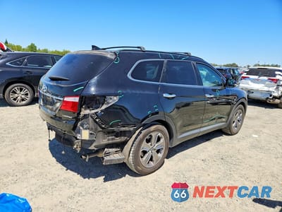 Trzecie zdjęcie samochodu z tyłu: 2014 HYUNDAI SANTA FE GLS VIN:KM8SN4HF4EU051748 - miniatura