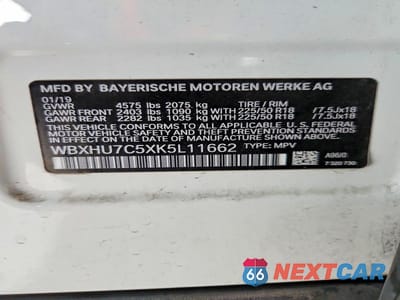 Zdjęcie 12 z 12 samochodu: 2019 BMW X1 SDRIVE28I VIN:WBXHU7C5XK5L11662 - miniatura