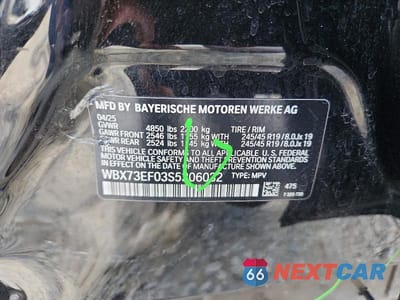 Zdjęcie 12 z 12 samochodu: 2025 BMW X1 XDRIVE28I VIN:WBX73EF03S5306032 - miniatura