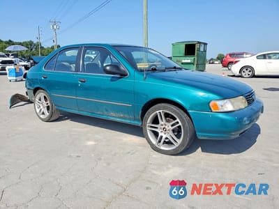 Czwarte zdjęcie samochodu z boku: 1997 NISSAN SENTRA BASE/XE/GXE/GLE VIN:1N4AB41D8VC790781 - miniatura