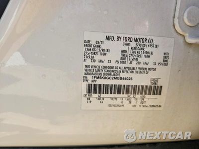 Zdjęcie 12 z 12 samochodu: 2021 FORD EXPLORER ST VIN:1FM5K8GC2MGB44026 - miniatura