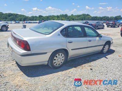 Trzecie zdjęcie samochodu z tyłu: 2004 CHEVROLET IMPALA VIN:2G1WF52E549135025 - miniatura