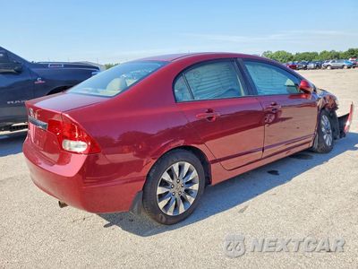 Trzecie zdjęcie samochodu z tyłu: 2009 HONDA CIVIC EXL VIN:1HGFA16949L002060 - miniatura