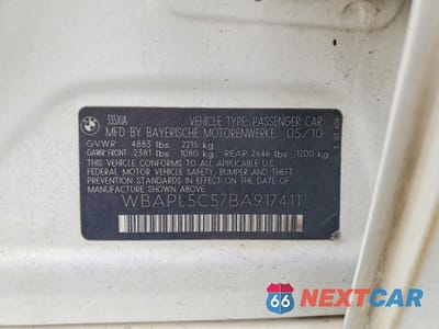 Zdjęcie 12 z 12 samochodu: 2011 BMW 335 XI VIN:WBAPL5C57BA917411 - miniatura