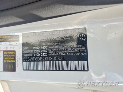 Zdjęcie 12 z 12 samochodu: 2019 MERCEDES-BENZ C 300 VIN:55SWF8DB2KU305831 - miniatura