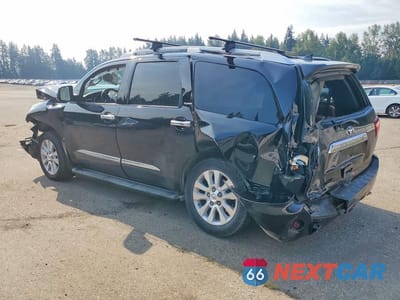 Drugie zdjęcie samochodu z przodu: 2019 TOYOTA SEQUOIA PLATINUM VIN:5TDDY5G18KS171505 - miniatura