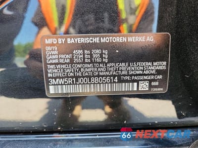 Zdjęcie 12 z 12 samochodu: 2020 BMW 330I VIN:3MW5R1J00L8B05614 - miniatura