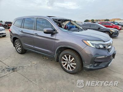 Czwarte zdjęcie samochodu z boku: 2022 HONDA PILOT EXL VIN:5FNYF5H57NB006630 - miniatura
